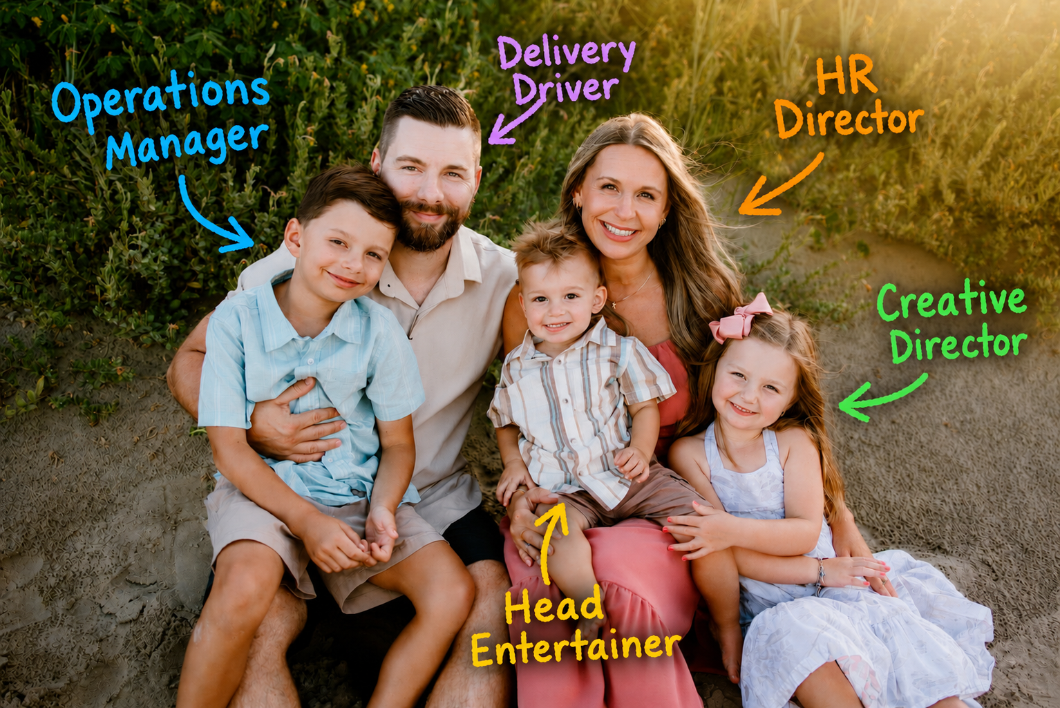 The Party Animal family — kid-operated, family-owned party rental business